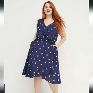 Beauticurve x Lane Bryant Polka Dot Dress Size 20